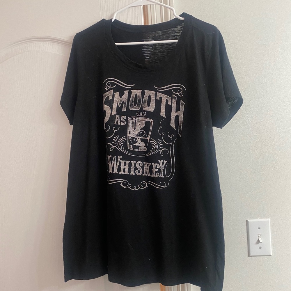 Torrid Black Fitted Graphic T-shirt